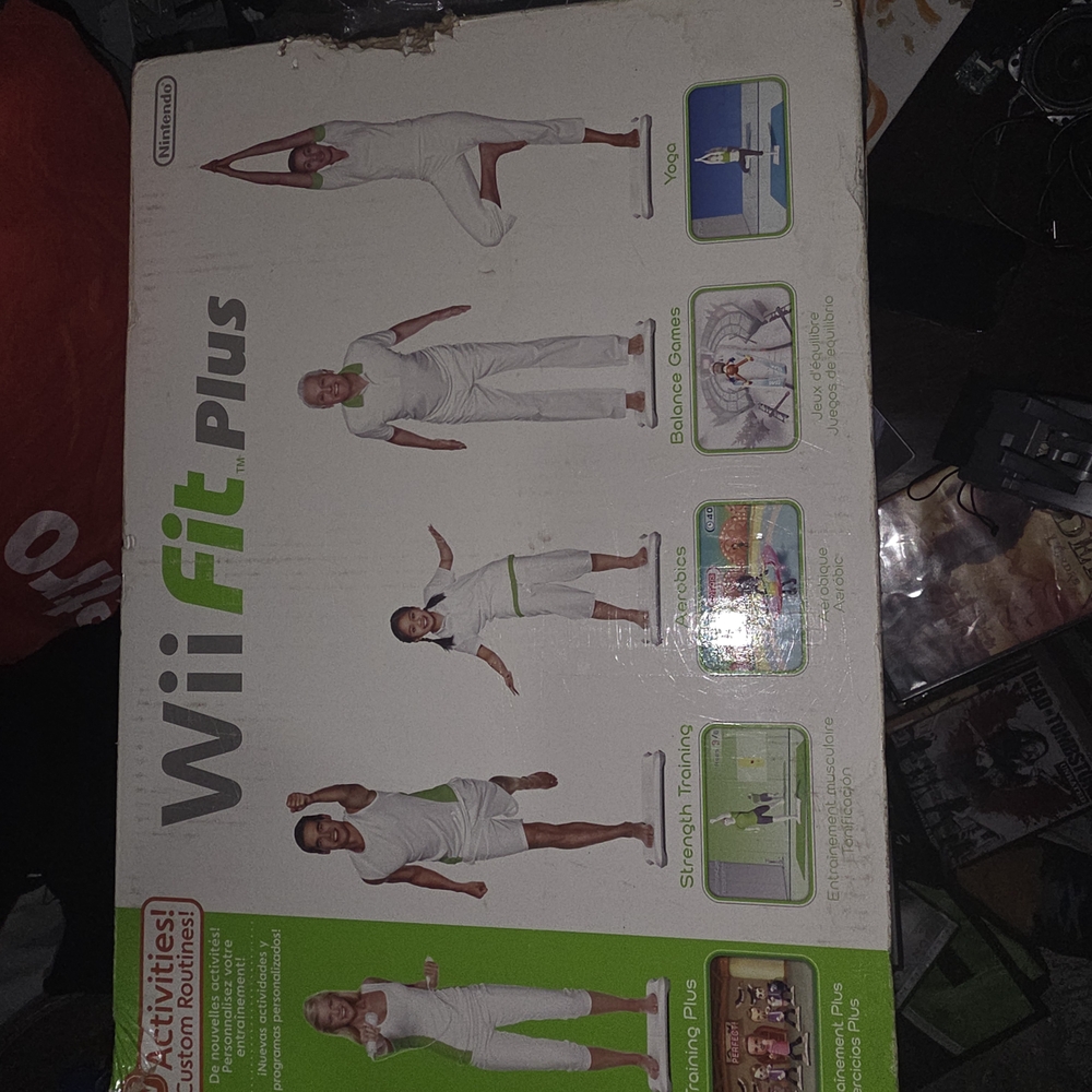 Open Box New, Wii Fit Plus Balance Board and Game